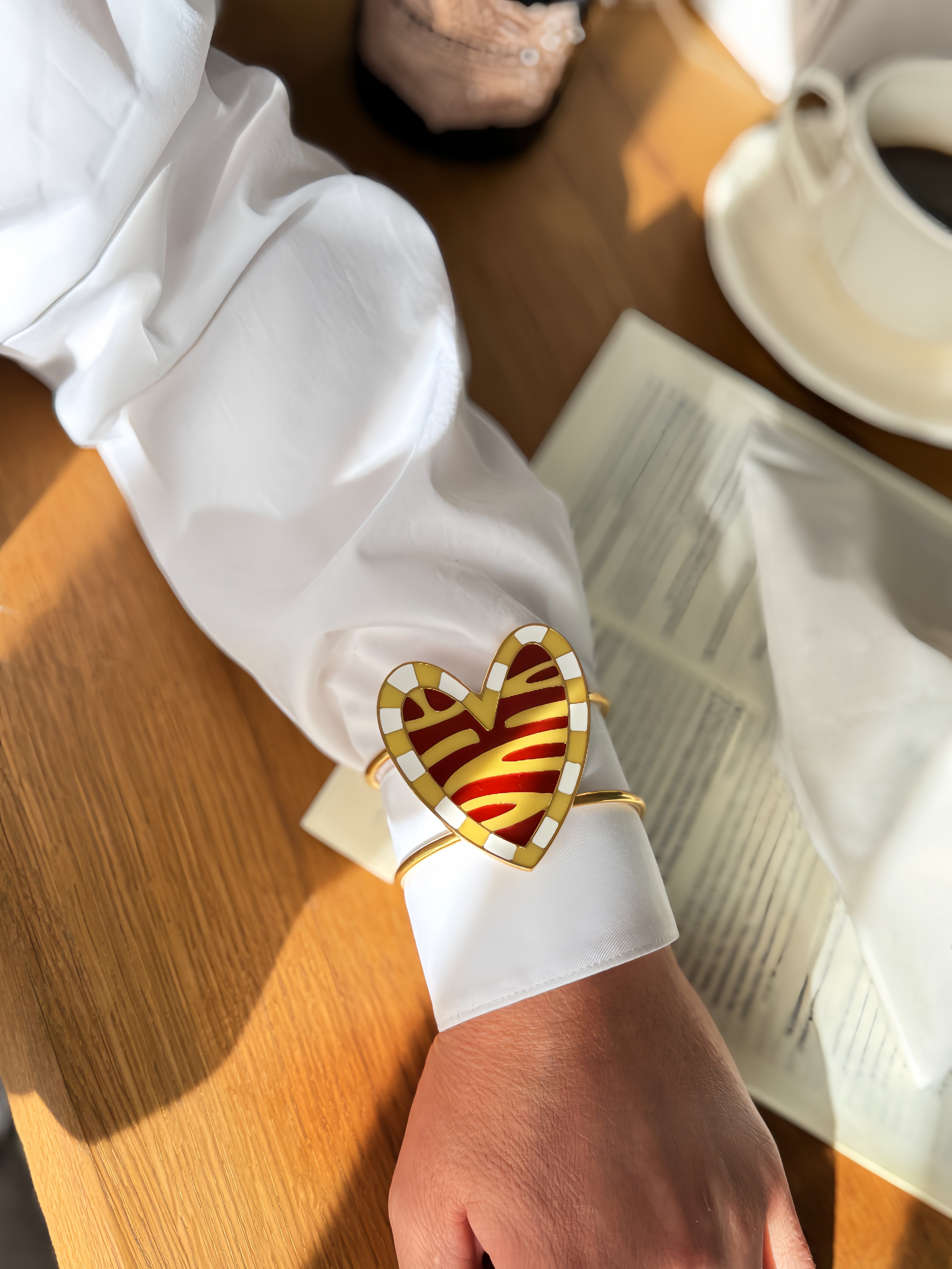 Bracelet Heart - Stripes