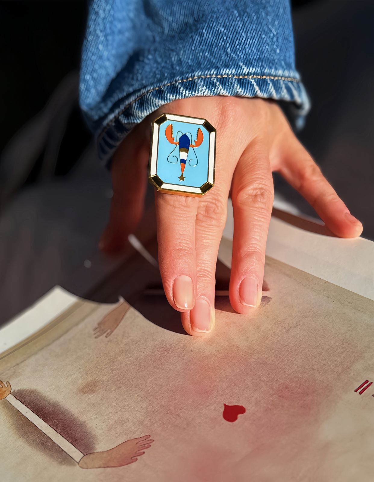 Zodiac Ring –  Cancer