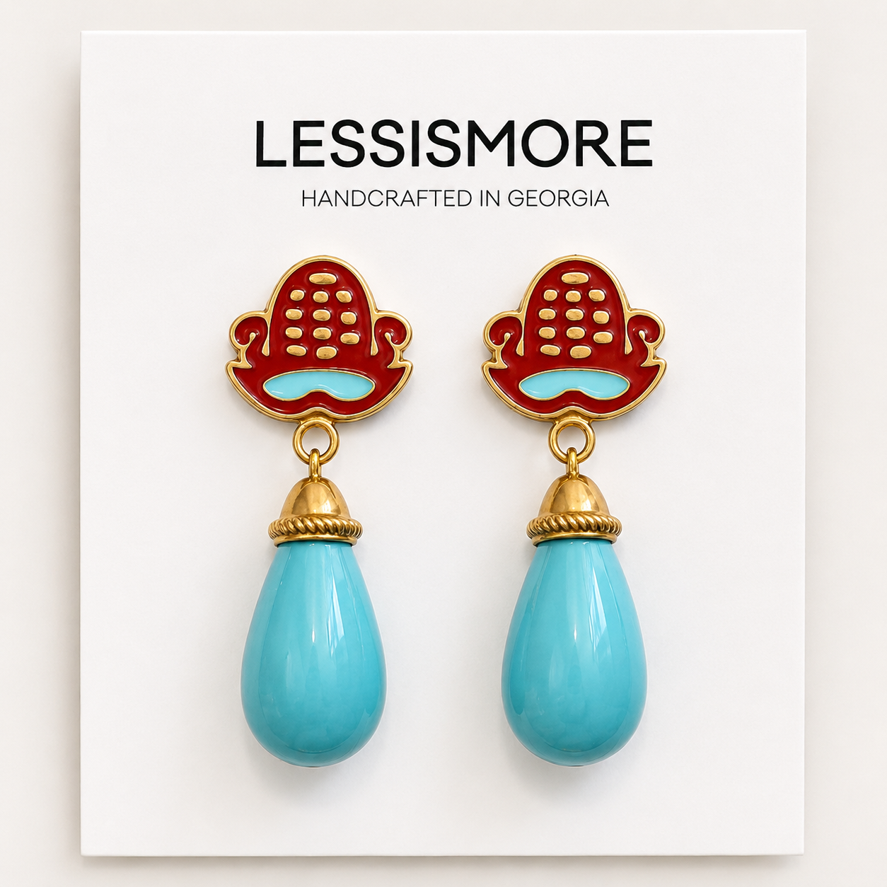 Light blue Drop Earrings